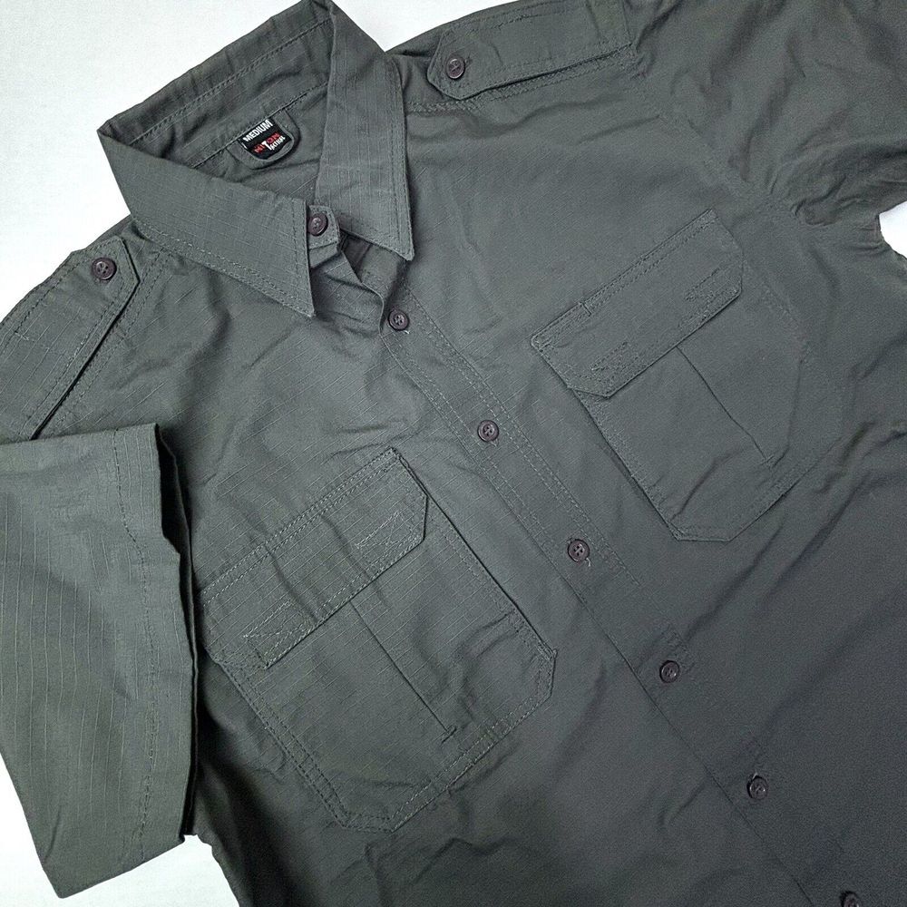 EMS Medic Lighweight Ripstop Short Sleeve‎ Shirt MEDIUM Paramedic/Ambulance NWOT